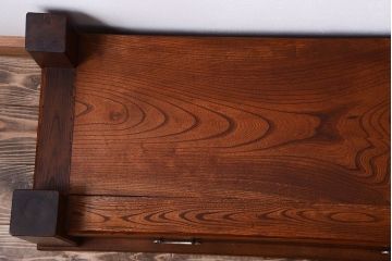 アンティーク家具　古民具・骨董　欅と黒柿材!上品なアンティーク置床(置き床)