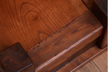 アンティーク家具　古民具・骨董　欅と黒柿材!上品なアンティーク置床(置き床)
