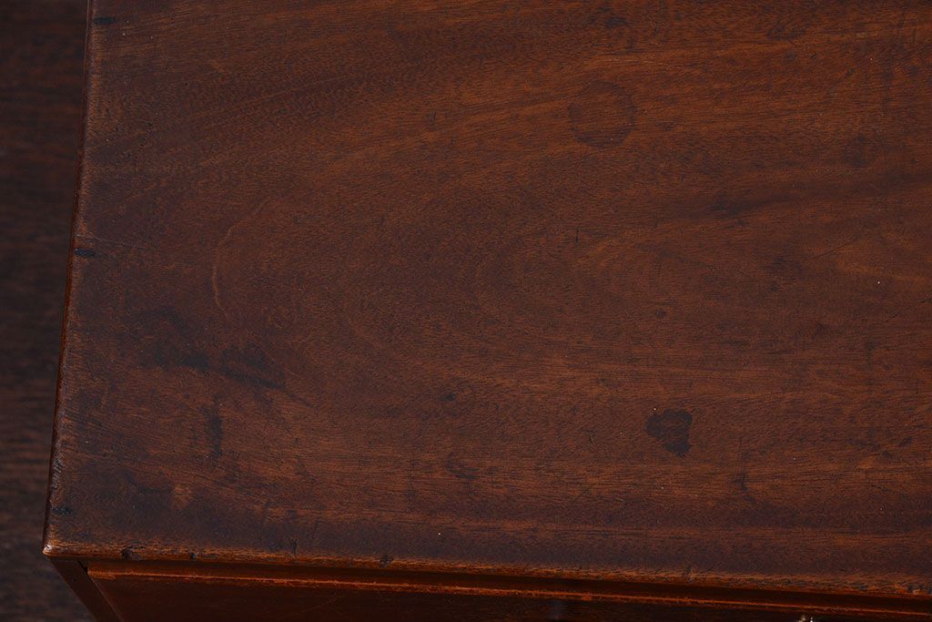 アンティーク家具　和製アンティーク　ネームプレート付き!古い木製の小引き出し