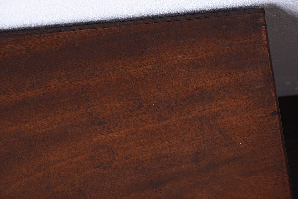 アンティーク家具　和製アンティーク　ネームプレート付き!古い木製の小引き出し