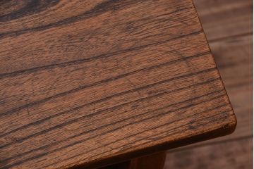 アンティーク家具　和製アンティーク　天板欅材!シンプルなサイドテーブル