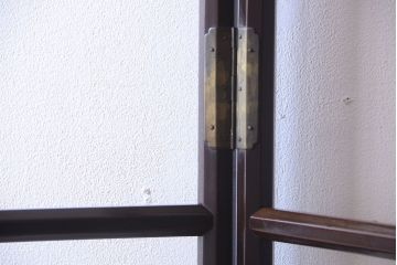アンティーク雑貨　古民具・骨董　シンプルな屏風衣桁(2)