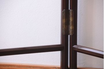 アンティーク雑貨　古民具・骨董　シンプルな屏風衣桁(2)