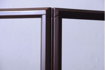 アンティーク雑貨　古民具・骨董　シンプルな屏風衣桁(2)