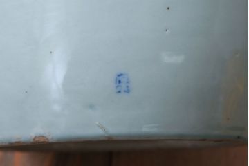 アンティーク雑貨　和製アンティーク　梅の図　小振りな瀬戸火鉢2個セット