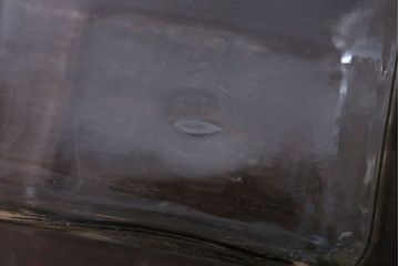 アンティーク雑貨　昭和レトロ　アンティーク四角ガラス瓶(ビン)