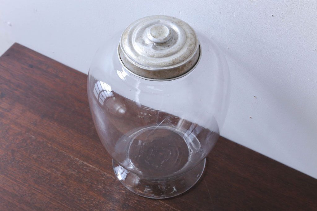 アンティーク雑貨　昭和レトロ　古い駄菓子屋の地球瓶(ビン)(1)
