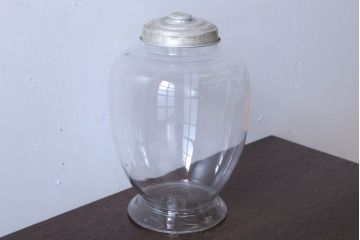 アンティーク雑貨　昭和レトロ　古い駄菓子屋の地球瓶(ビン)(1)