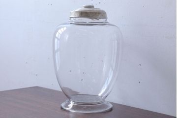 アンティーク雑貨　昭和レトロ　古い駄菓子屋の地球瓶(ビン)(1)