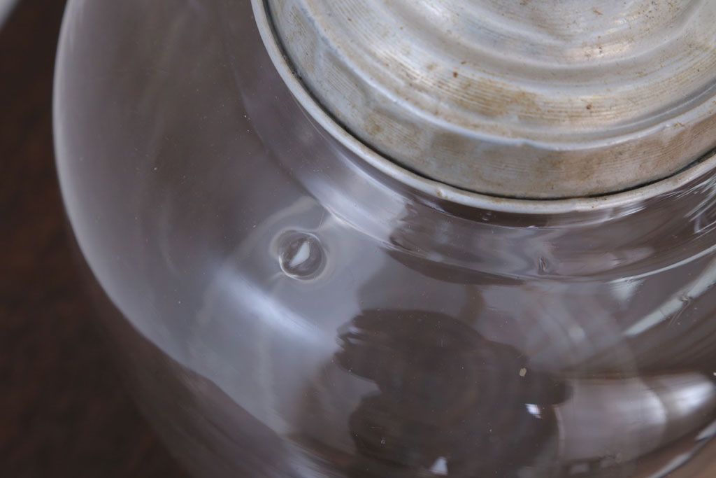 アンティーク雑貨　昭和レトロ　古い駄菓子屋の地球瓶(ビン)(1)