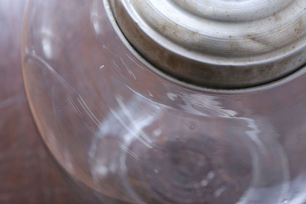 アンティーク雑貨　昭和レトロ　古い駄菓子屋の地球瓶(ビン)(1)