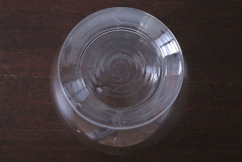 アンティーク雑貨　昭和レトロ　古い駄菓子屋の地球瓶(ビン)(1)