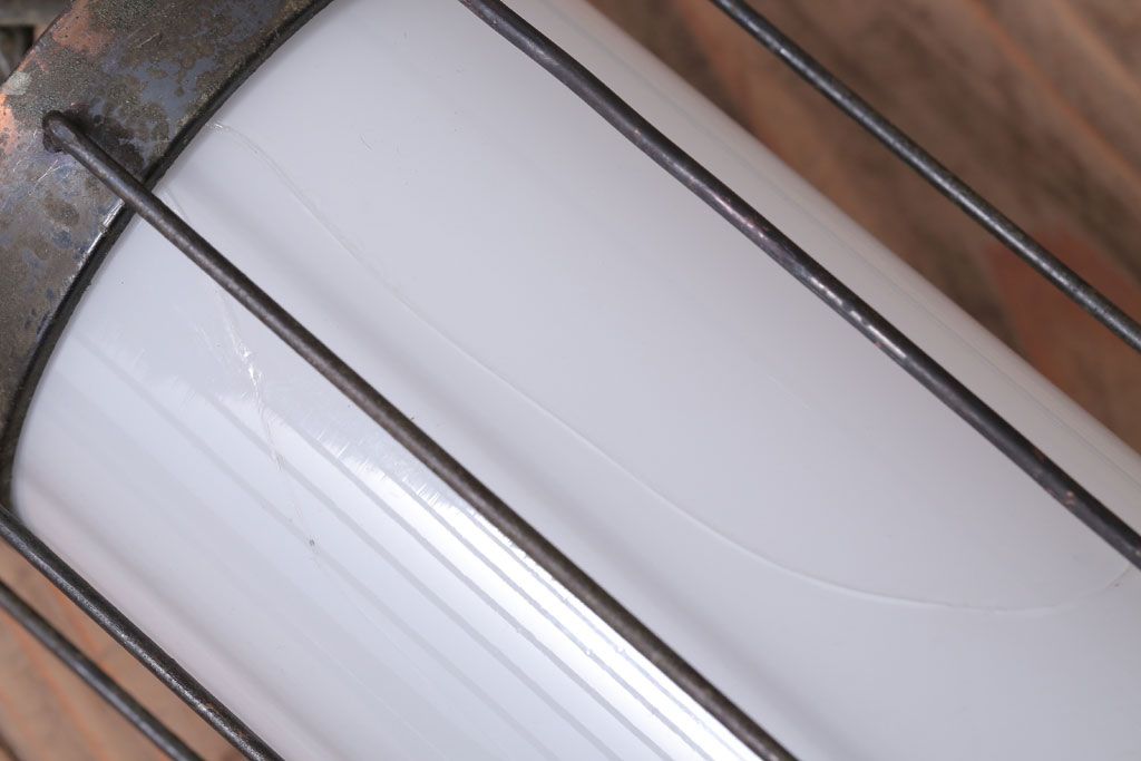 ジャンク品　古民具・骨董　大正期　古金具のおしゃれなアンティーク壁掛け照明(2)