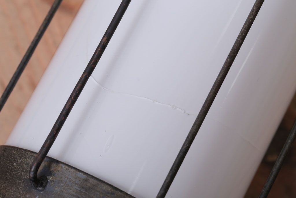 ジャンク品　古民具・骨董　大正期　古金具のおしゃれなアンティーク壁掛け照明(2)