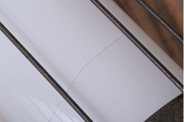 ジャンク品　古民具・骨董　大正期　古金具のおしゃれなアンティーク壁掛け照明(2)