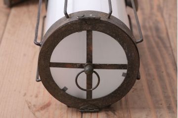 ジャンク品　古民具・骨董　大正期　古金具のおしゃれなアンティーク壁掛け照明(2)