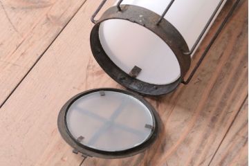 ジャンク品　古民具・骨董　大正期　古金具のおしゃれなアンティーク壁掛け照明(2)