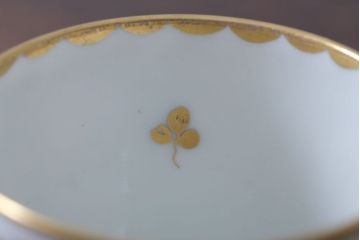 アンティーク雑貨　アンティーク　イタリアRichard Ginori(リチャード・ジノリ)　カポディモンテ　カップ&ソーサー2客セット(洋食器)