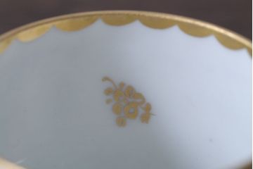 アンティーク雑貨　アンティーク　イタリアRichard Ginori(リチャード・ジノリ)　カポディモンテ　カップ&ソーサー2客セット(洋食器)