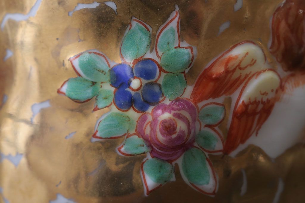 アンティーク雑貨　アンティーク　イタリアRichard Ginori(リチャード・ジノリ)　カポディモンテ　カップ&ソーサー2客セット(洋食器)