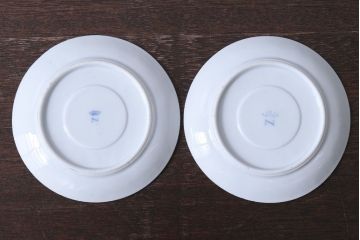 アンティーク雑貨　アンティーク　イタリアRichard Ginori(リチャード・ジノリ)　カポディモンテ　カップ&ソーサー2客セット(洋食器)