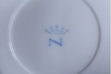 アンティーク雑貨　アンティーク　イタリアRichard Ginori(リチャード・ジノリ)　カポディモンテ　カップ&ソーサー2客セット(洋食器)