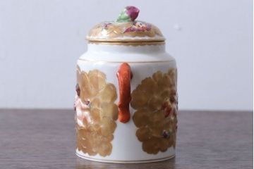 アンティーク雑貨　アンティーク　イタリアRichard Ginori(リチャード・ジノリ)　カポディモンテ　クリーマー・シュガーポット2点セット(洋食器)