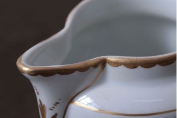 アンティーク雑貨　アンティーク　イタリアRichard Ginori(リチャード・ジノリ)　カポディモンテ　クリーマー・シュガーポット2点セット(洋食器)