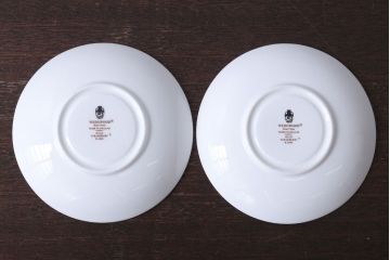 中古　イギリスWedgwood(ウェッジウッド) ワイルドストロベリー　カップ&ソーサー2客(洋食器)