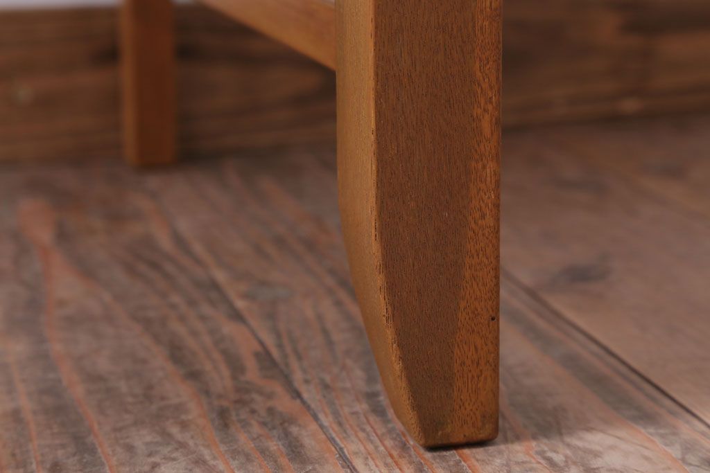 和製アンティーク　ナラ材製!レトロなシンプルチェア(1)