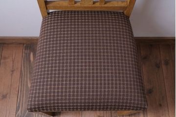 レトロ家具　和製アンティーク　ナラ材製!レトロなシンプルチェア(2)