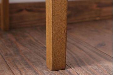 レトロ家具　和製アンティーク　ナラ材製!レトロなシンプルチェア(2)