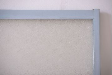 アンティーク　ダイヤガラス入り!ペイントのガラス戸2枚セット(窓)(1)