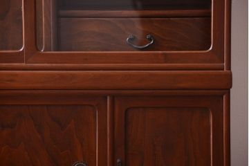 アンティーク家具　和製アンティーク　高級品!前面桑材・側面栗材の重ね茶箪笥