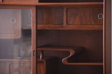 アンティーク家具　和製アンティーク　高級品!前面桑材・側面栗材の重ね茶箪笥