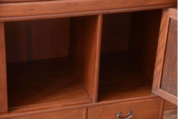 アンティーク家具　和製アンティーク　高級品!前面桑材・側面栗材の重ね茶箪笥
