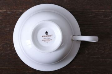 中古　イギリスWedgwood(ウェッジウッド)　キングスブリッジ　カップ&ソーサー・シュガー・クリーマー(洋食器)