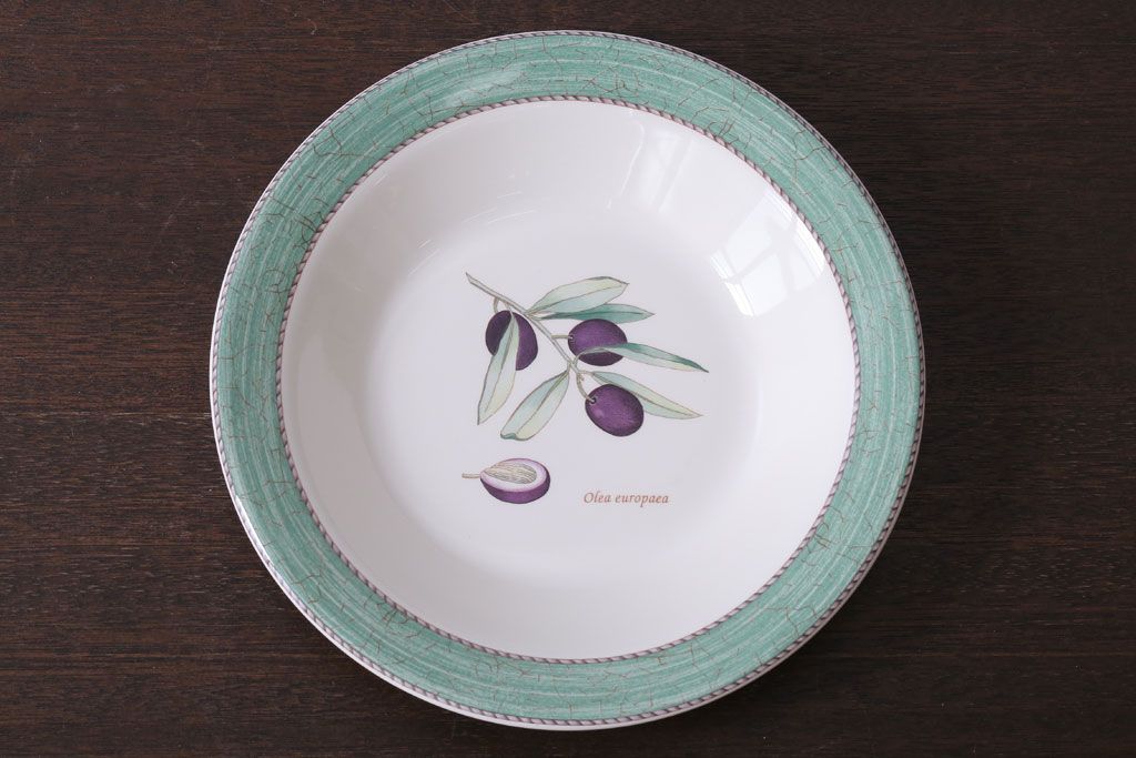 アンティーク雑貨　中古　イギリス　Wedgwood(ウェッジウッド)　サラズガーデン　大皿(パスタボール)(洋食器)