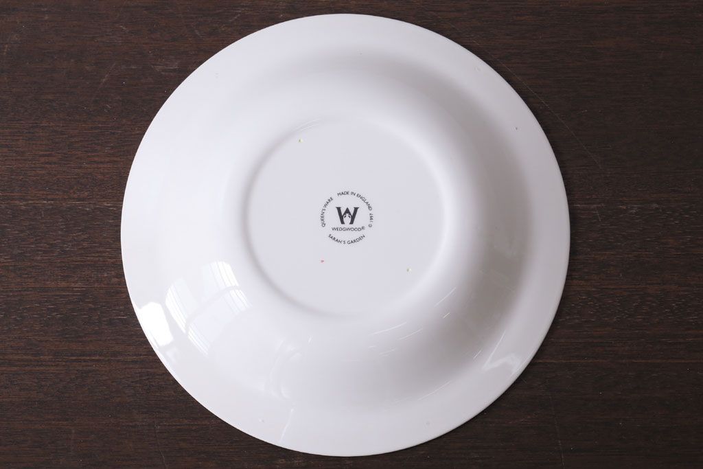 アンティーク雑貨　中古　イギリス　Wedgwood(ウェッジウッド)　サラズガーデン　大皿(パスタボール)(洋食器)
