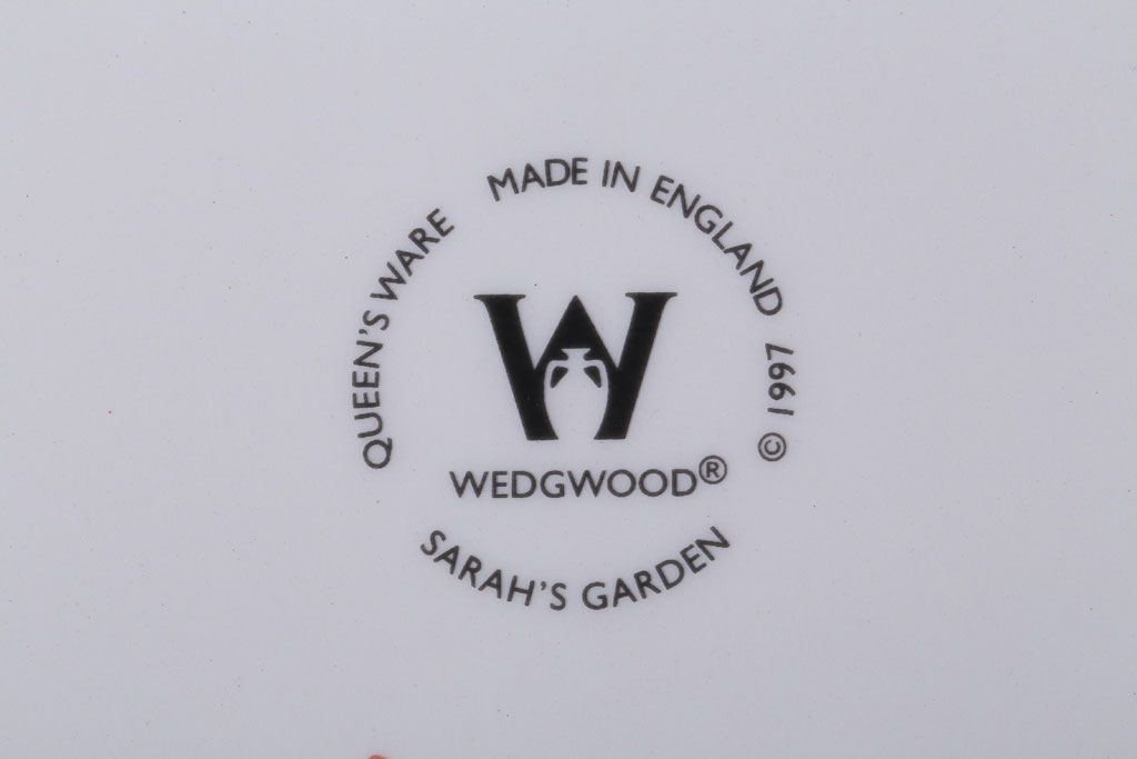 アンティーク雑貨　中古　イギリス　Wedgwood(ウェッジウッド)　サラズガーデン　大皿(パスタボール)(洋食器)