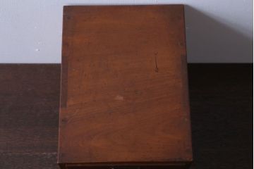 レトロ家具　昭和レトロ　古い木製のアンティーク3杯小引き出し