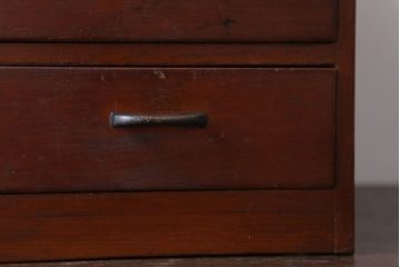 レトロ家具　昭和レトロ　古い木製のアンティーク3杯小引き出し