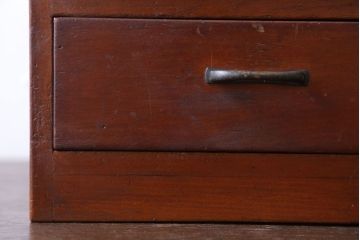 レトロ家具　昭和レトロ　古い木製のアンティーク3杯小引き出し