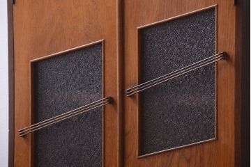 レトロ家具　昭和レトロ　ミッドセンチュリー　古い木製のアンティーク本箱