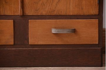 レトロ家具　昭和レトロ　ミッドセンチュリー　古い木製のアンティーク本箱