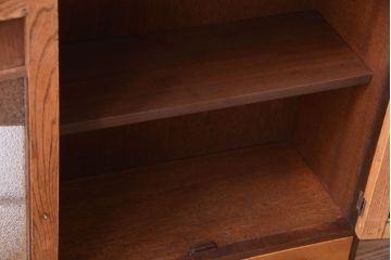 レトロ家具　昭和レトロ　ミッドセンチュリー　古い木製のアンティーク本箱