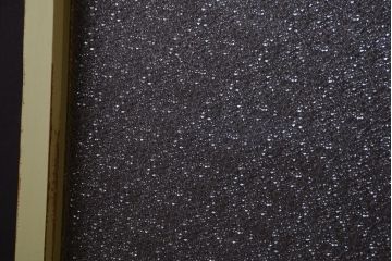 アンティーク　ダイヤガラス入り!グリーンペイントの明り取り(窓)