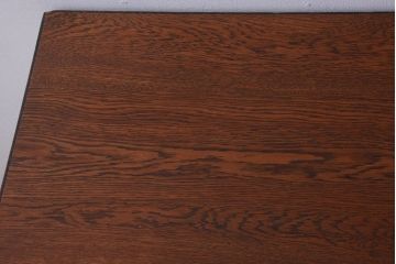 アンティーク家具　アンティークペイント　古いナラ材の上質な組み立て式両袖机(デスク)