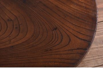 アンティーク雑貨　古民具・骨董　総欅材!アンティークのお釜の蓋(花台)