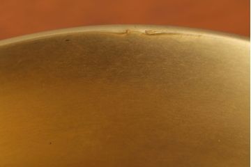 アンティーク雑貨　和製アンティーク　大正〜昭和初期　金魚の図　木製蒔絵盃洗(漆器)(2)